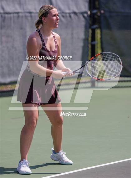Thumbnail 3 in Girls Tennis Metro Tournament photogallery.