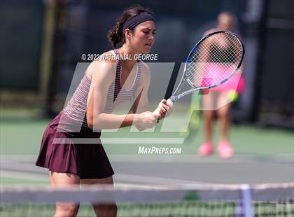 Thumbnail 1 in Girls Tennis Metro Tournament photogallery.