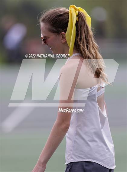 Thumbnail 2 in Girls Tennis Metro Tournament photogallery.