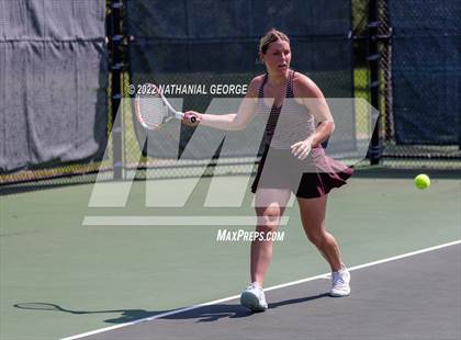 Thumbnail 2 in Girls Tennis Metro Tournament photogallery.
