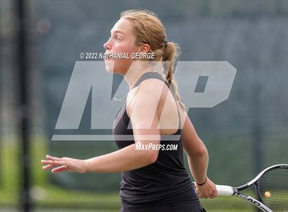 Thumbnail 1 in Girls Tennis Metro Tournament photogallery.