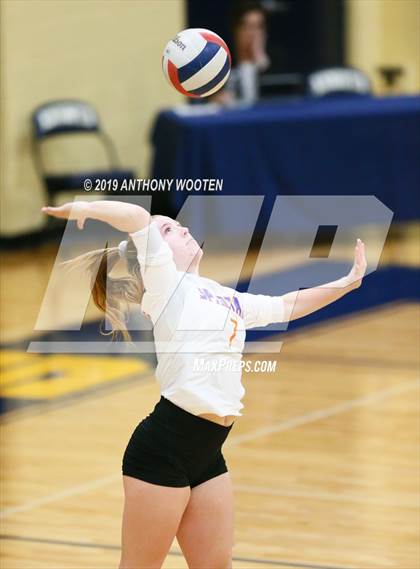 Thumbnail 2 in Kerr-Vance Academy vs Cresset Christian Academy (NCISAA 1A Final) photogallery.