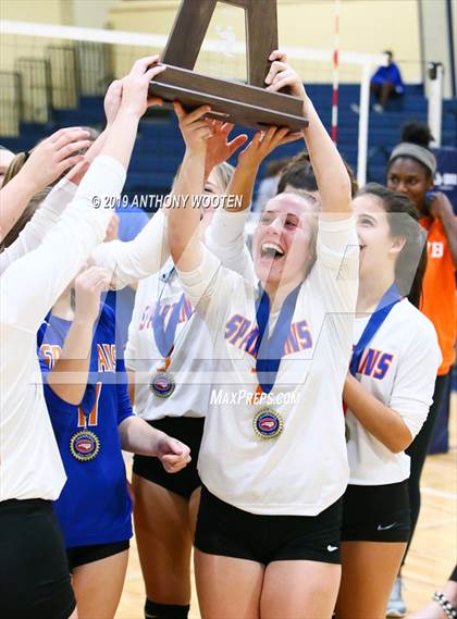 Thumbnail 3 in Kerr-Vance Academy vs Cresset Christian Academy (NCISAA 1A Final) photogallery.
