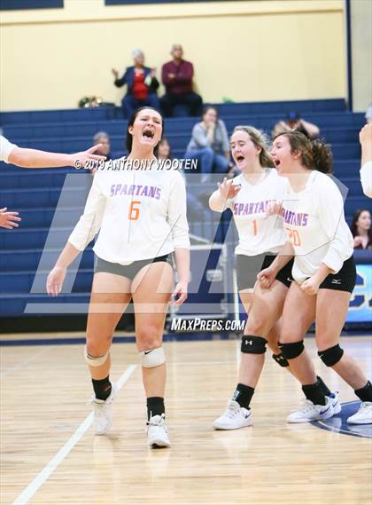 Thumbnail 2 in Kerr-Vance Academy vs Cresset Christian Academy (NCISAA 1A Final) photogallery.