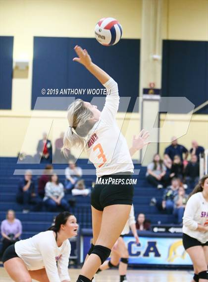 Thumbnail 2 in Kerr-Vance Academy vs Cresset Christian Academy (NCISAA 1A Final) photogallery.