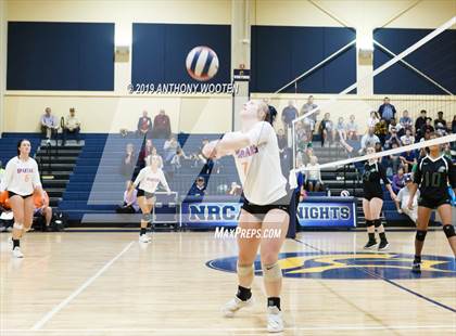 Thumbnail 3 in Kerr-Vance Academy vs Cresset Christian Academy (NCISAA 1A Final) photogallery.