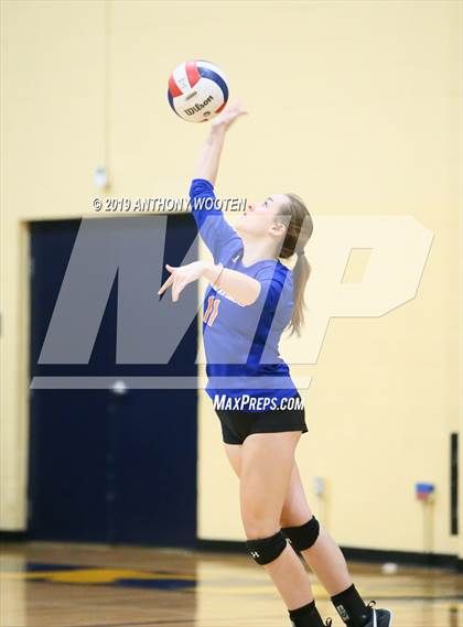 Thumbnail 2 in Kerr-Vance Academy vs Cresset Christian Academy (NCISAA 1A Final) photogallery.