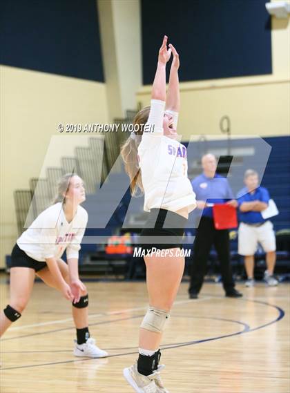 Thumbnail 2 in Kerr-Vance Academy vs Cresset Christian Academy (NCISAA 1A Final) photogallery.