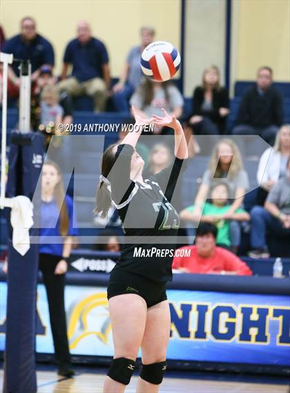 Thumbnail 2 in Kerr-Vance Academy vs Cresset Christian Academy (NCISAA 1A Final) photogallery.