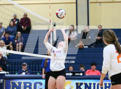 Thumbnail 3 in Kerr-Vance Academy vs Cresset Christian Academy (NCISAA 1A Final) photogallery.