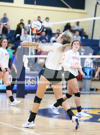 Thumbnail 3 in Kerr-Vance Academy vs Cresset Christian Academy (NCISAA 1A Final) photogallery.