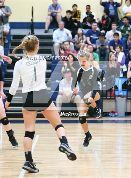 Thumbnail 3 in Kerr-Vance Academy vs Cresset Christian Academy (NCISAA 1A Final) photogallery.