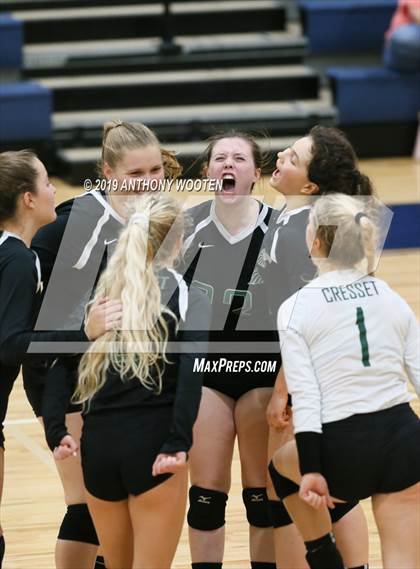 Thumbnail 1 in Kerr-Vance Academy vs Cresset Christian Academy (NCISAA 1A Final) photogallery.