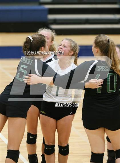 Thumbnail 3 in Kerr-Vance Academy vs Cresset Christian Academy (NCISAA 1A Final) photogallery.