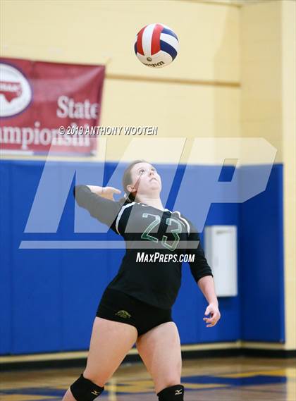 Thumbnail 2 in Kerr-Vance Academy vs Cresset Christian Academy (NCISAA 1A Final) photogallery.