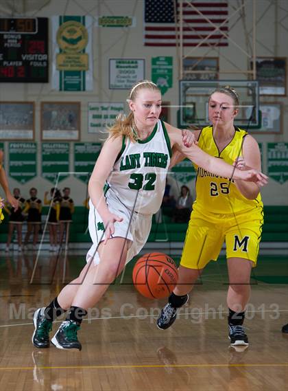 Thumbnail 1 in Triton Central vs. Morristown (Shelby County Tournament) photogallery.