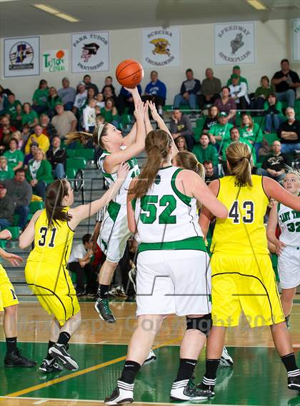 Thumbnail 2 in Triton Central vs. Morristown (Shelby County Tournament) photogallery.