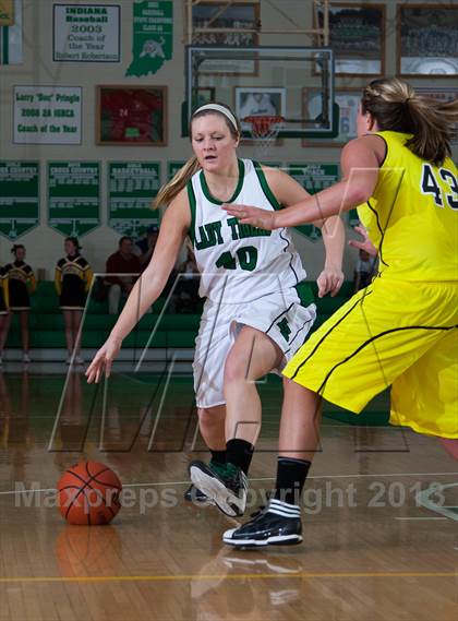 Thumbnail 3 in Triton Central vs. Morristown (Shelby County Tournament) photogallery.