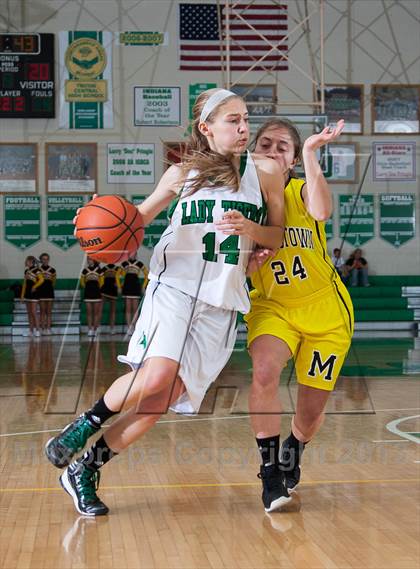 Thumbnail 1 in Triton Central vs. Morristown (Shelby County Tournament) photogallery.