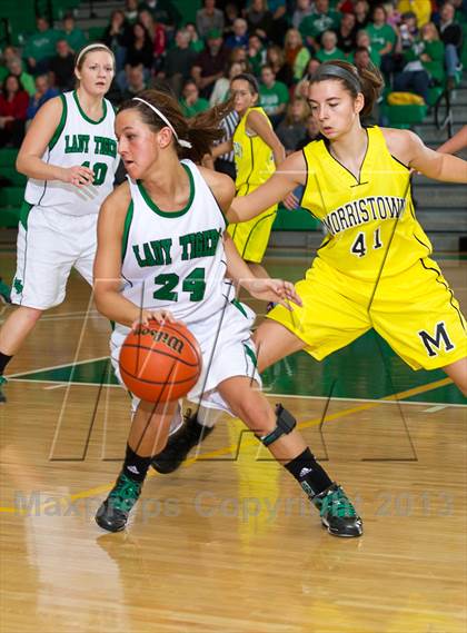 Thumbnail 3 in Triton Central vs. Morristown (Shelby County Tournament) photogallery.
