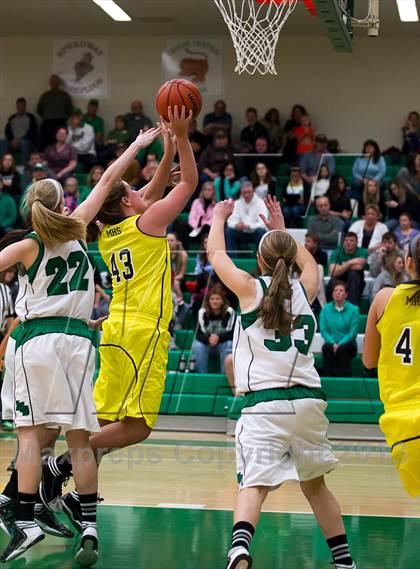 Thumbnail 1 in Triton Central vs. Morristown (Shelby County Tournament) photogallery.