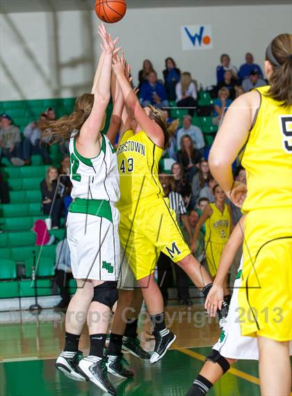 Thumbnail 3 in Triton Central vs. Morristown (Shelby County Tournament) photogallery.