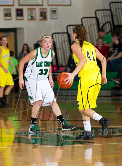 Thumbnail 1 in Triton Central vs. Morristown (Shelby County Tournament) photogallery.