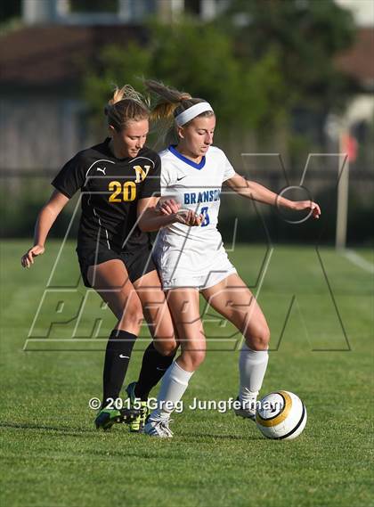 Thumbnail 3 in Novato @ Branson MCAL Playoff photogallery.