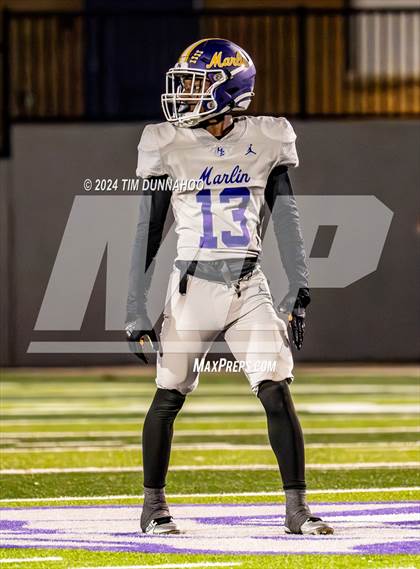 Thumbnail 1 in Marlin vs Ganado (UIL 2A D1 Football Region 4 Quarterfinal) photogallery.