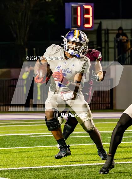 Thumbnail 1 in Marlin vs Ganado (UIL 2A D1 Football Region 4 Quarterfinal) photogallery.