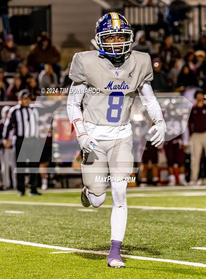 Thumbnail 1 in Marlin vs Ganado (UIL 2A D1 Football Region 4 Quarterfinal) photogallery.