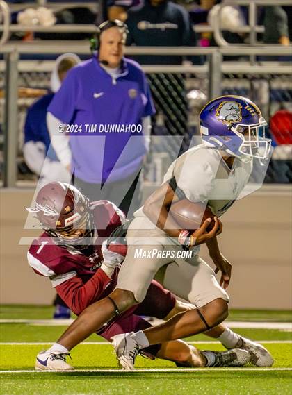 Thumbnail 3 in Marlin vs Ganado (UIL 2A D1 Football Region 4 Quarterfinal) photogallery.