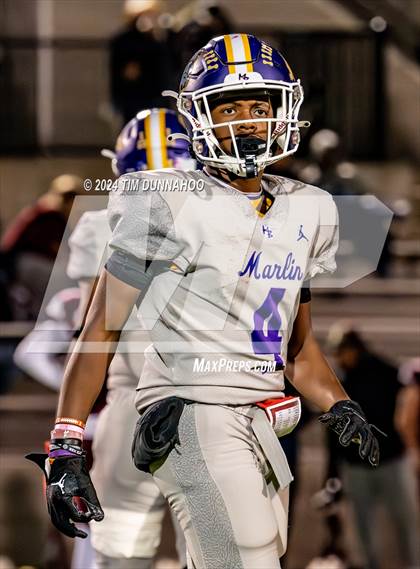 Thumbnail 1 in Marlin vs Ganado (UIL 2A D1 Football Region 4 Quarterfinal) photogallery.