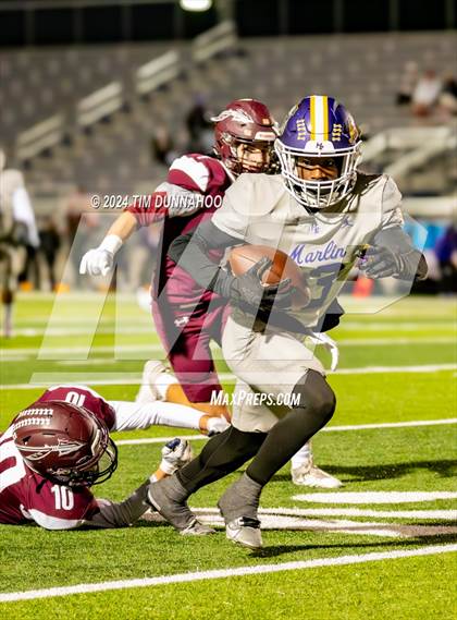 Thumbnail 1 in Marlin vs Ganado (UIL 2A D1 Football Region 4 Quarterfinal) photogallery.