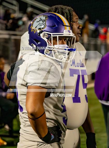 Thumbnail 2 in Marlin vs Ganado (UIL 2A D1 Football Region 4 Quarterfinal) photogallery.