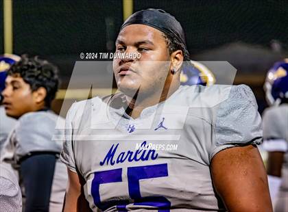 Thumbnail 3 in Marlin vs Ganado (UIL 2A D1 Football Region 4 Quarterfinal) photogallery.