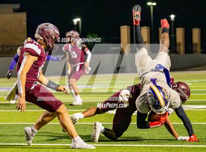 Thumbnail 3 in Marlin vs Ganado (UIL 2A D1 Football Region 4 Quarterfinal) photogallery.