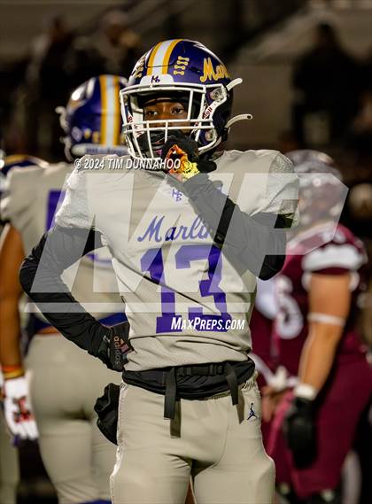 Thumbnail 2 in Marlin vs Ganado (UIL 2A D1 Football Region 4 Quarterfinal) photogallery.