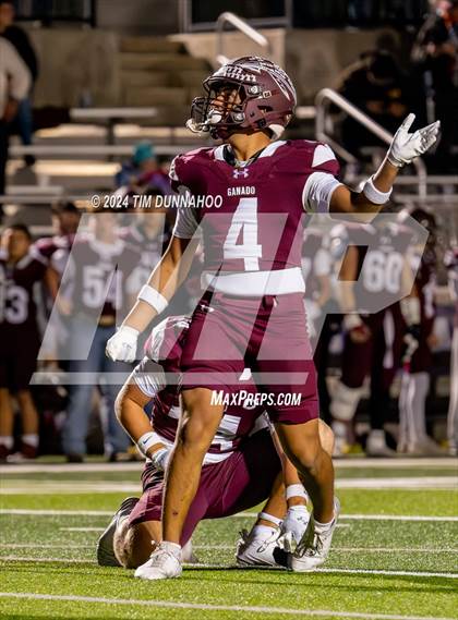 Thumbnail 2 in Marlin vs Ganado (UIL 2A D1 Football Region 4 Quarterfinal) photogallery.