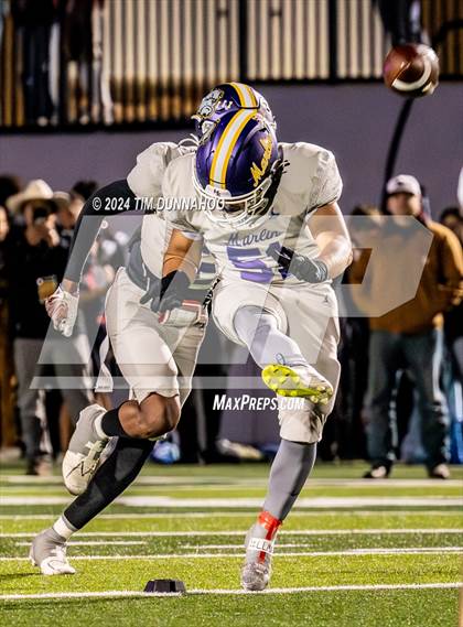 Thumbnail 2 in Marlin vs Ganado (UIL 2A D1 Football Region 4 Quarterfinal) photogallery.