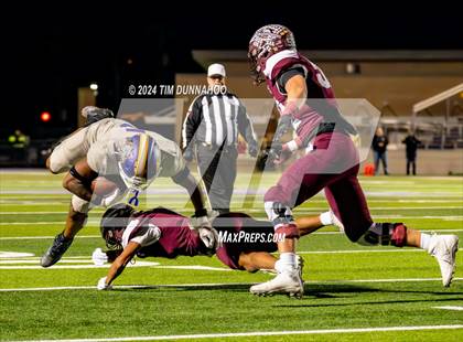 Thumbnail 2 in Marlin vs Ganado (UIL 2A D1 Football Region 4 Quarterfinal) photogallery.