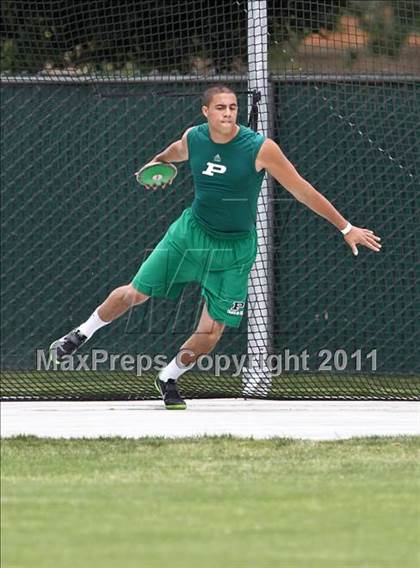 Thumbnail 2 in CIF State Track & Field Championships (Boys Discus) photogallery.