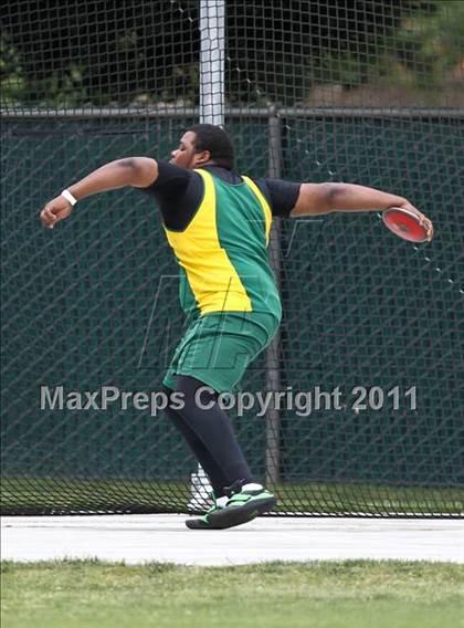 Thumbnail 1 in CIF State Track & Field Championships (Boys Discus) photogallery.