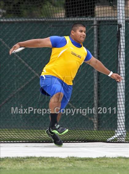 Thumbnail 1 in CIF State Track & Field Championships (Boys Discus) photogallery.