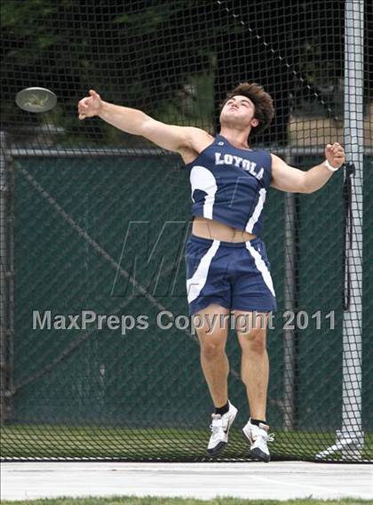 Thumbnail 3 in CIF State Track & Field Championships (Boys Discus) photogallery.