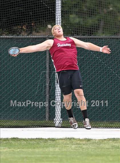 Thumbnail 3 in CIF State Track & Field Championships (Boys Discus) photogallery.