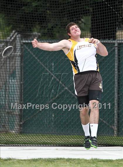 Thumbnail 2 in CIF State Track & Field Championships (Boys Discus) photogallery.