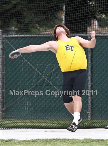 Thumbnail 2 in CIF State Track & Field Championships (Boys Discus) photogallery.