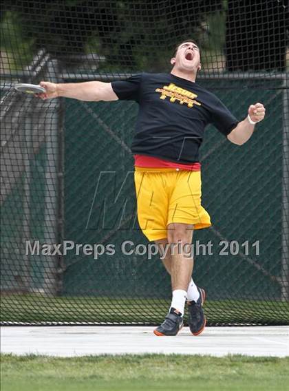 Thumbnail 3 in CIF State Track & Field Championships (Boys Discus) photogallery.