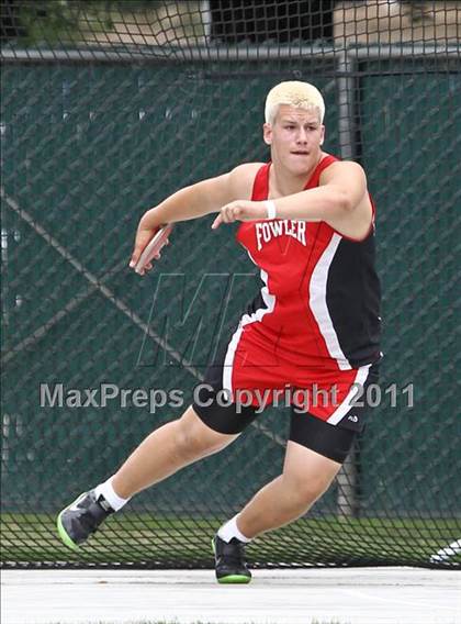 Thumbnail 2 in CIF State Track & Field Championships (Boys Discus) photogallery.